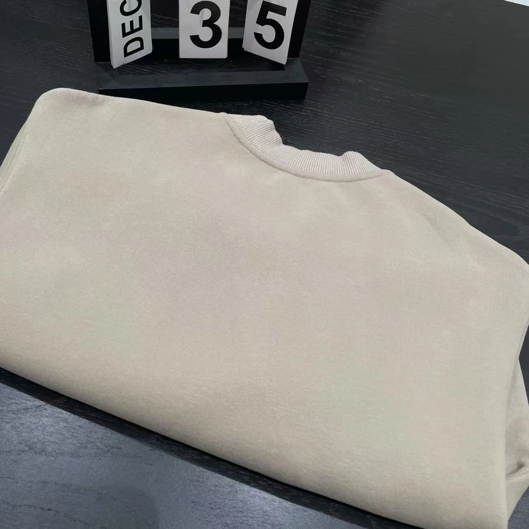 秋冬男童女童圆领卫衣卡其 3890沐系