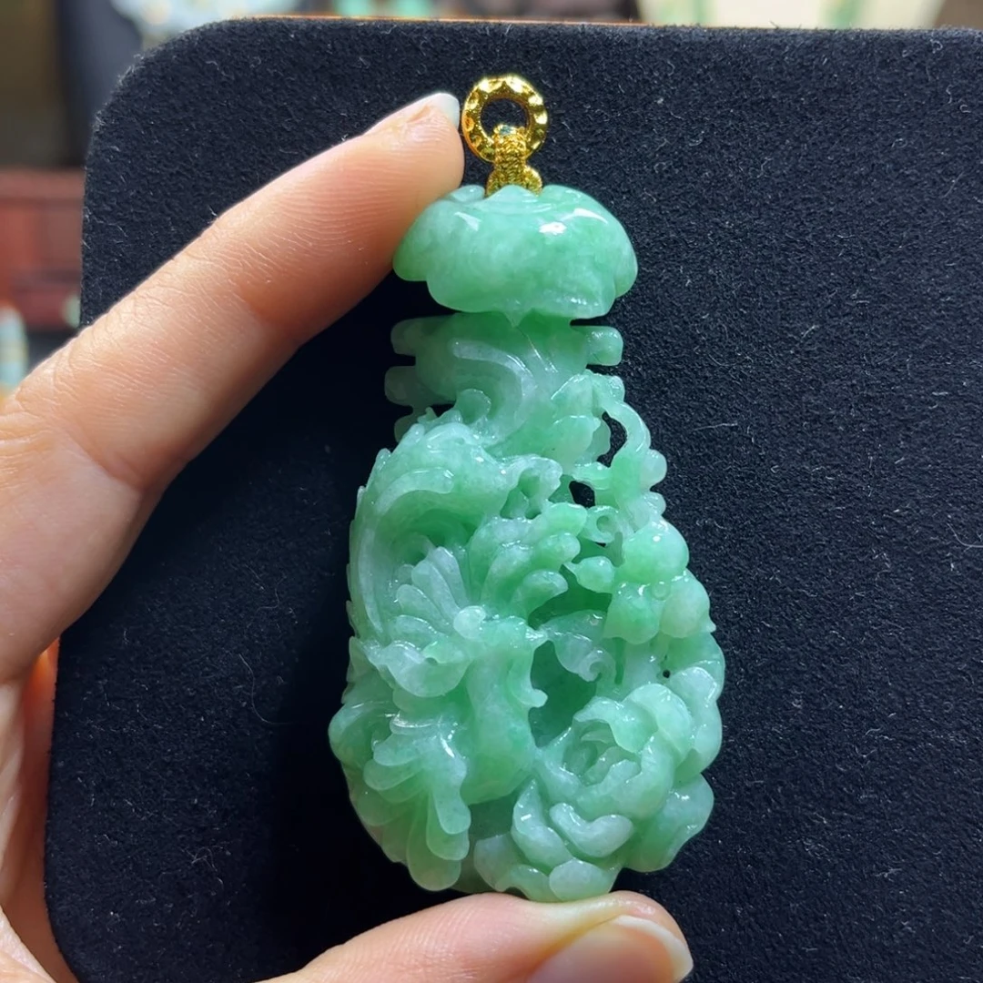 翡翠未镶嵌颈饰天然翡翠