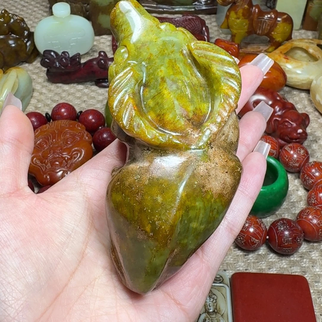 白玉菩提吊坠挂件