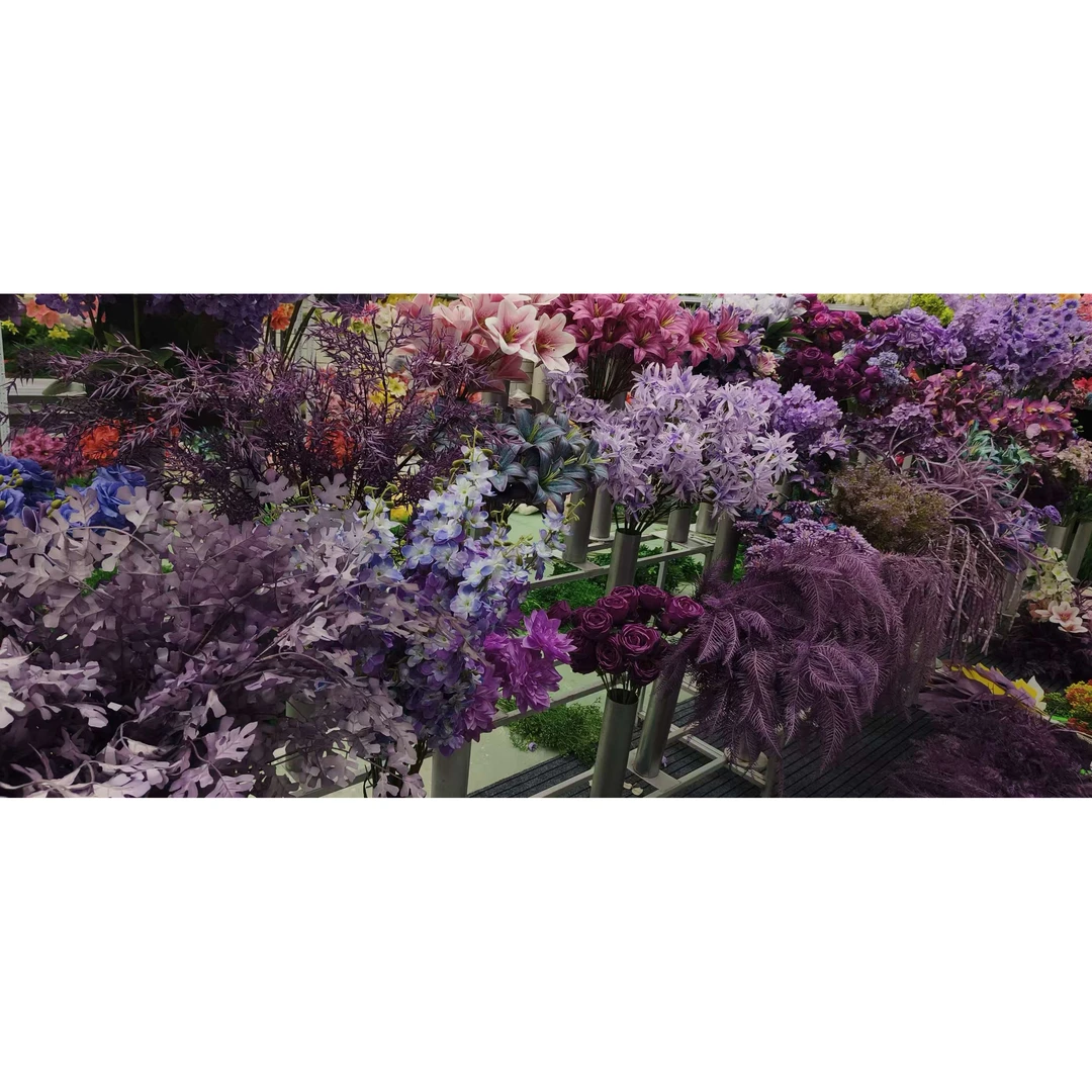 婚庆仿真花紫色系列