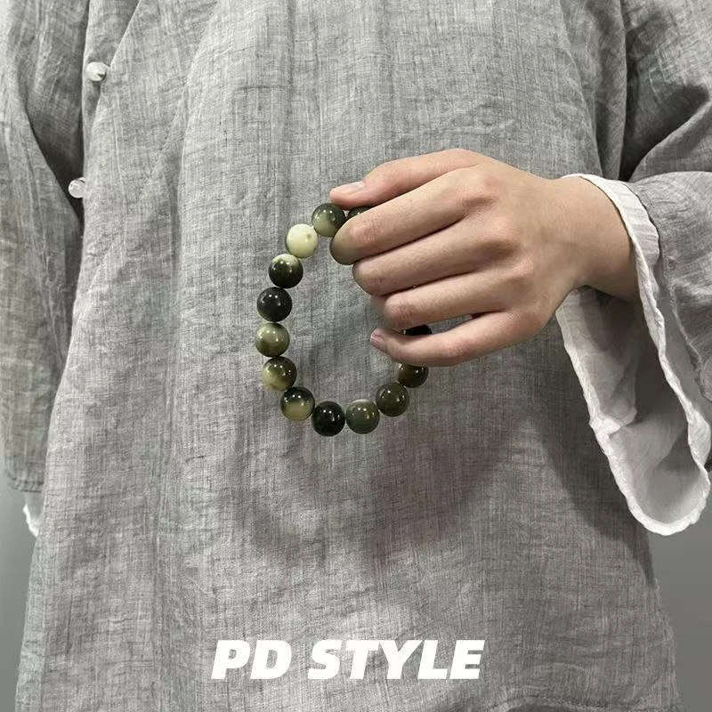 菩提手串绕指柔烟雨菩提根渐变菩提子手链佛珠串文玩男女【420】