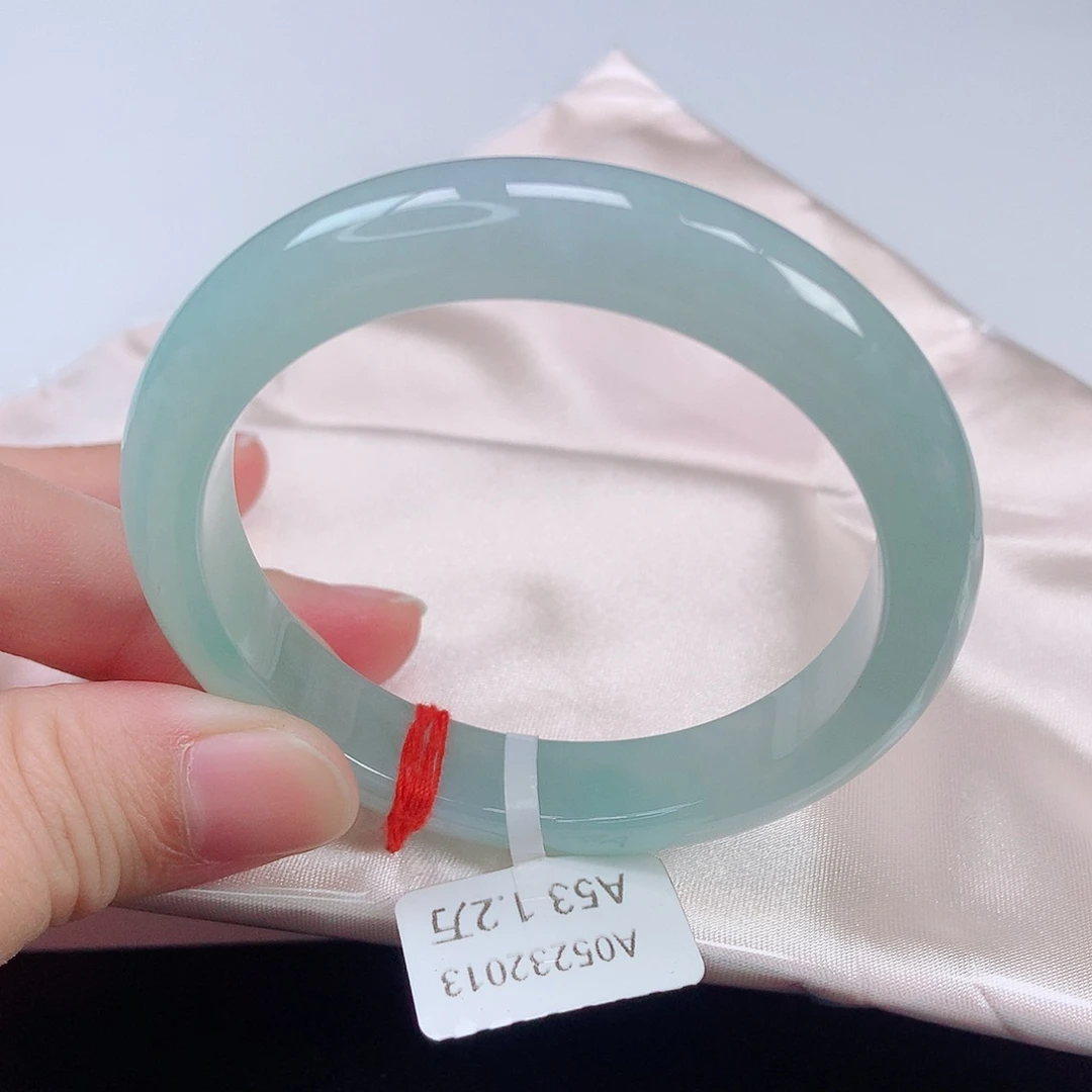 未镶嵌手镯翡翠53正圈