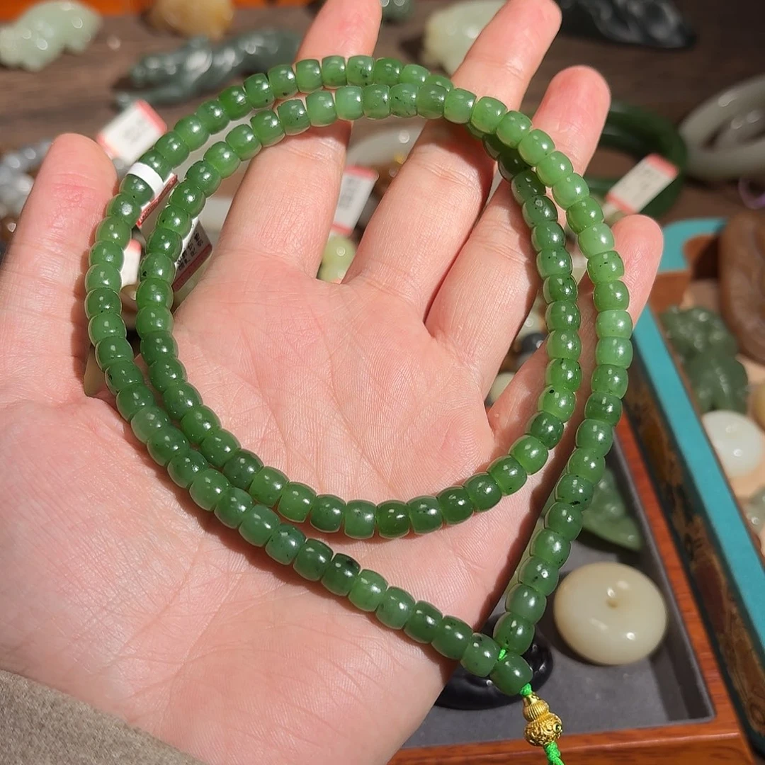 和田玉手串未镶嵌