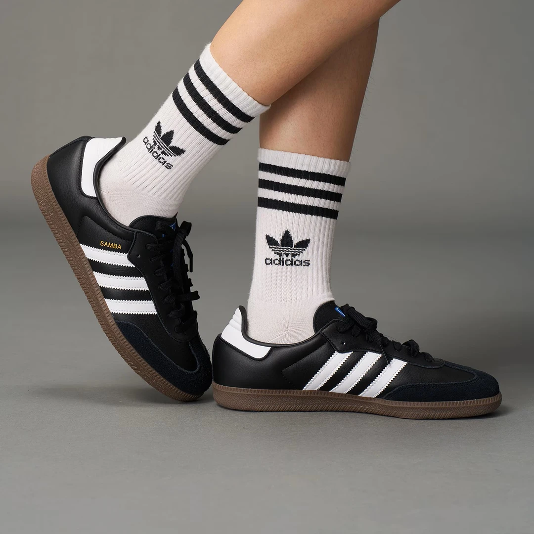 【滔搏补贴】阿迪达斯adidas「T头鞋」男女鞋Samba板鞋德训鞋黑B75807