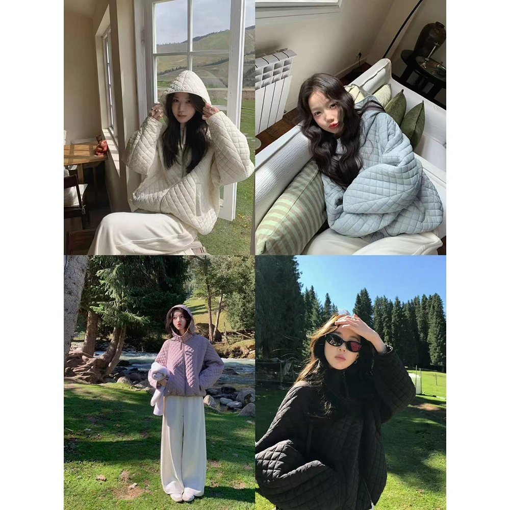 张贝贝 奶酪小泡芙 超轻连帽羽绒服