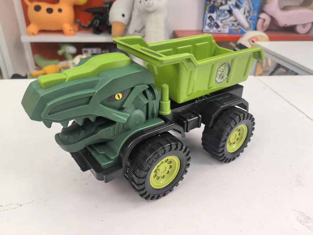 恐龙翻斗车儿童玩具宝宝男孩女孩礼物滑行抗摔耐砸款式随机