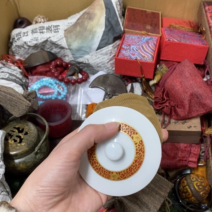 瓷片哈哈中古工艺品一件