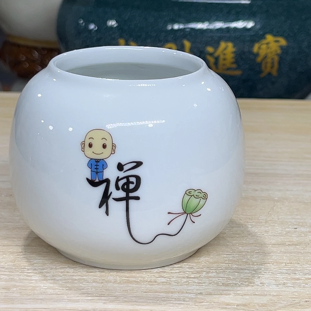陶瓷绿植多肉微瑕花盆口径5.5*7.5