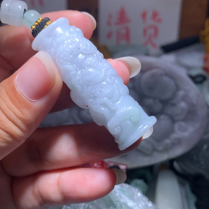 颈饰未镶嵌翡翠保真天然A货翡翠