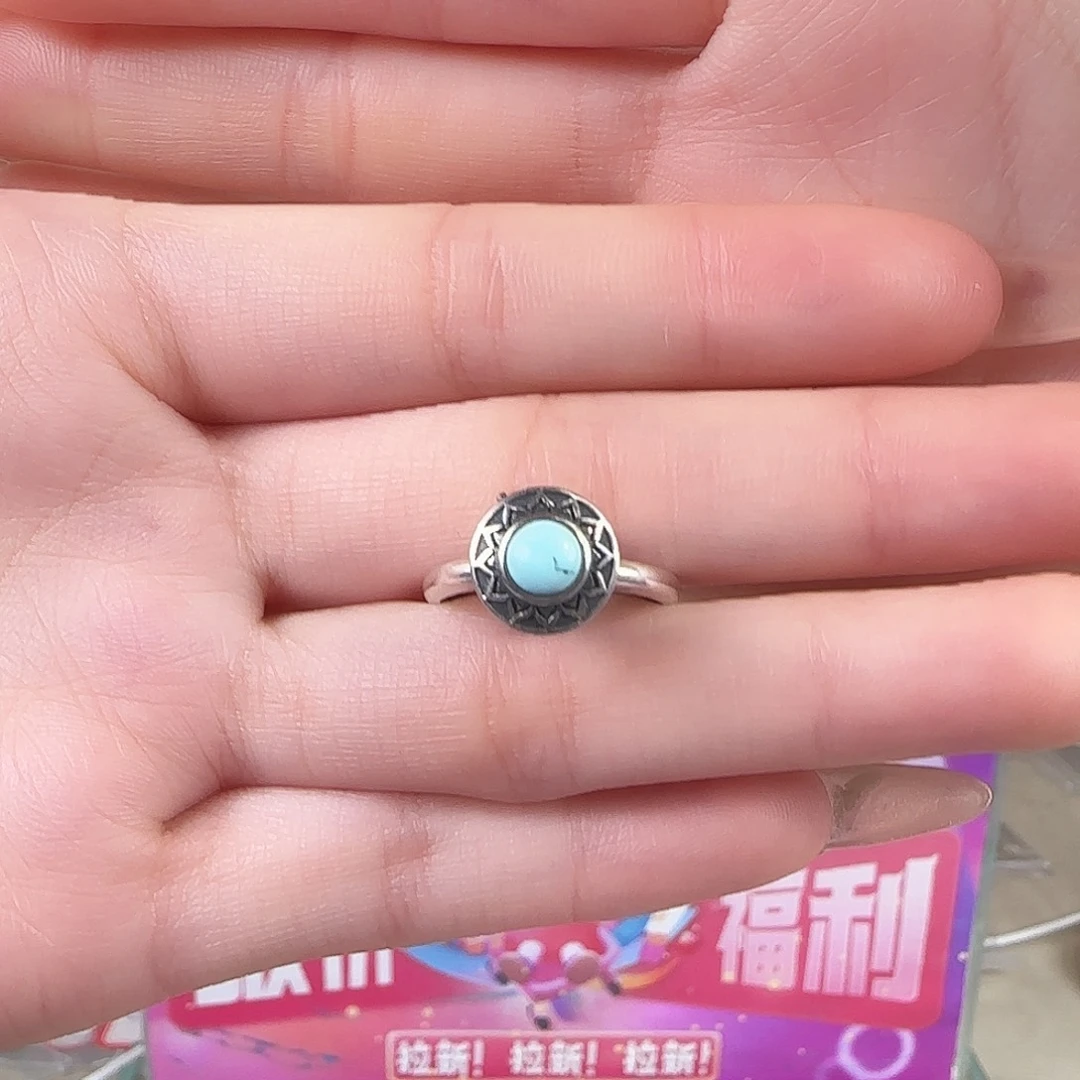 绿松石银S925镶嵌珠宝奇石