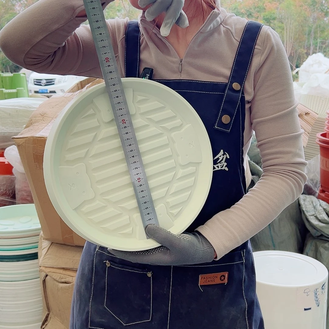 瑕疵移动托YD4米白5个内径25厘米