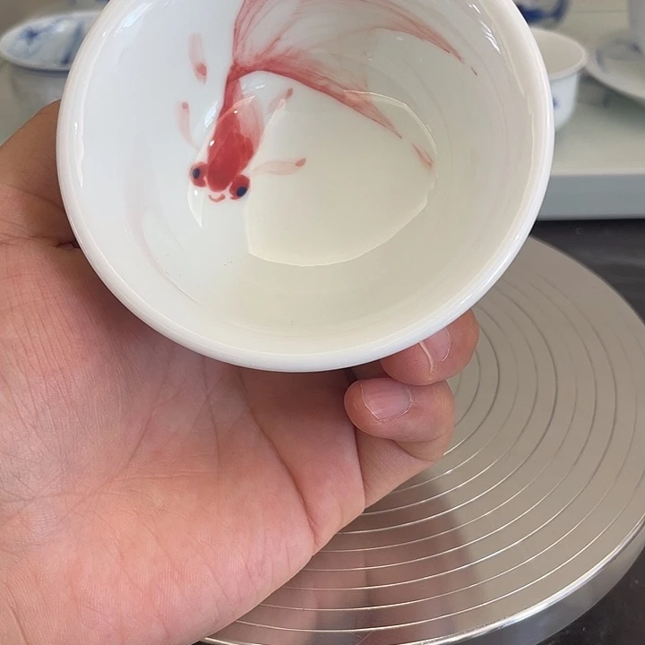 肉***经手工手绘陶瓷作品