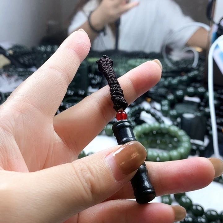 手链未镶嵌和田玉（青玉）