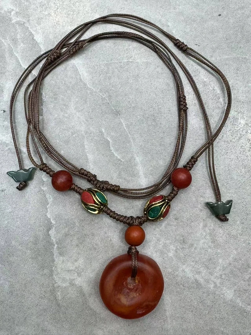 领部圆圈项链挂件（带香味