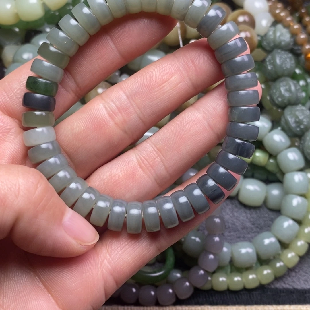 和田玉手链未镶嵌踏****方