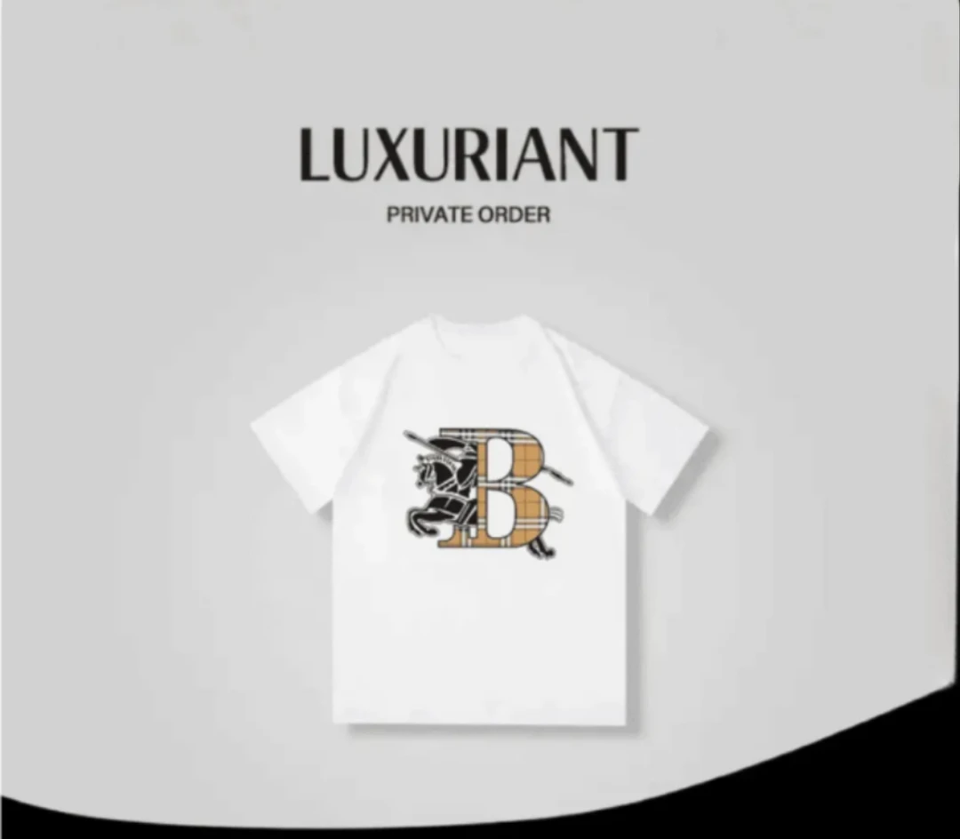 【港风】上新夏季时尚百搭男女同款休闲印花设计感短袖-B马