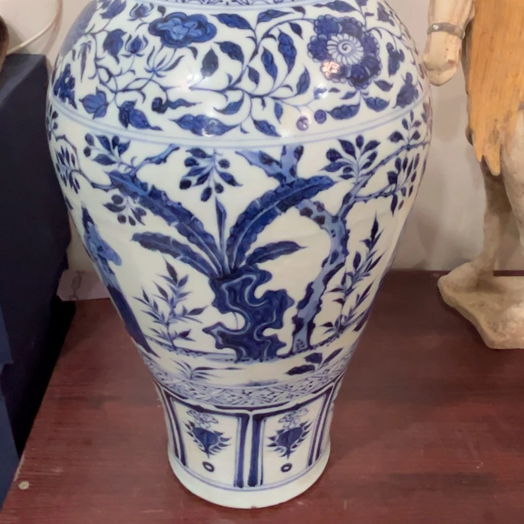 陈***氏摆件青花梅瓶1111111111