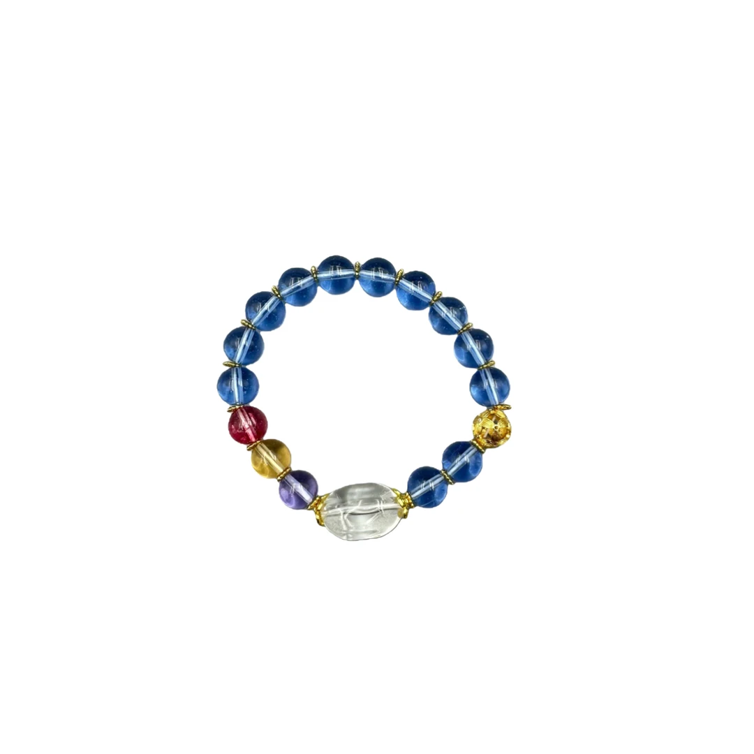 全净体多宝琉璃手串E09-78赠礼盒(多样性发)