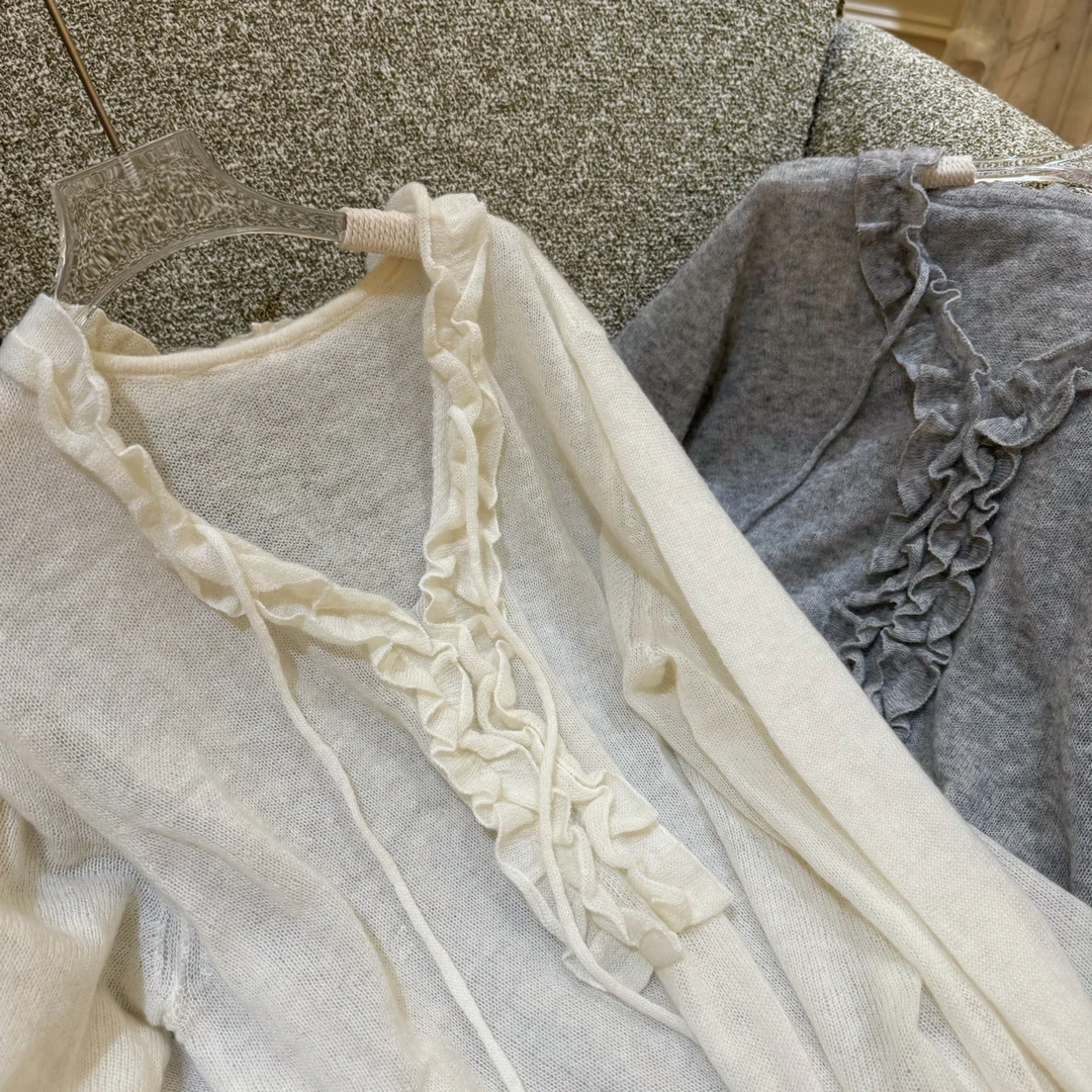 uki studio｜特别内搭 羊毛马海毛套头衫