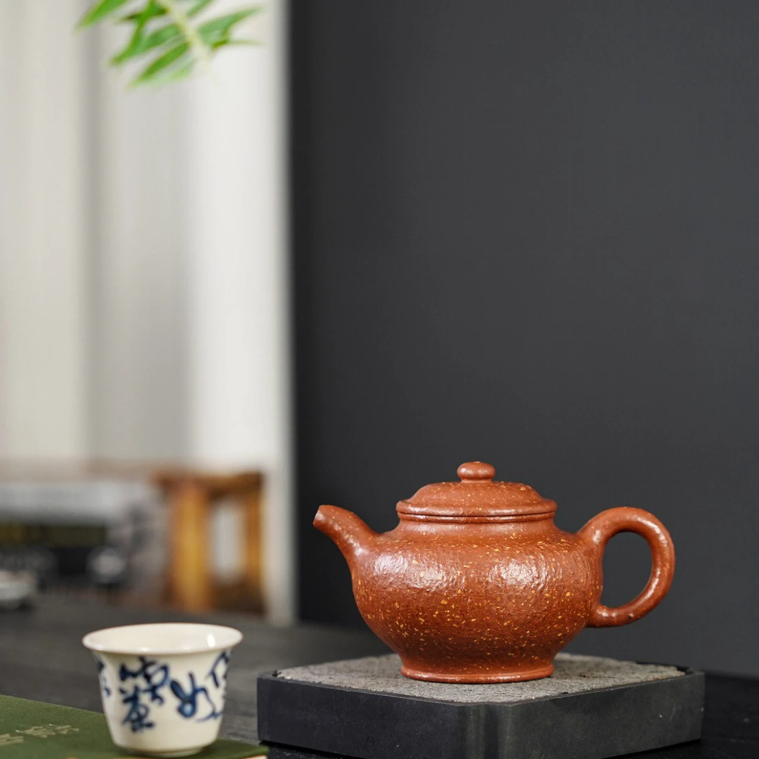 掇只·全手工紫砂壶原矿8目粗砂降坡泥 容量330cc