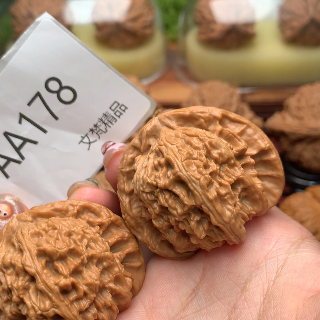 把件文玩核桃全品白狮子43