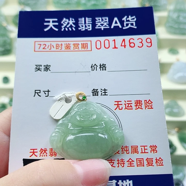 颈饰未镶嵌翡翠吊