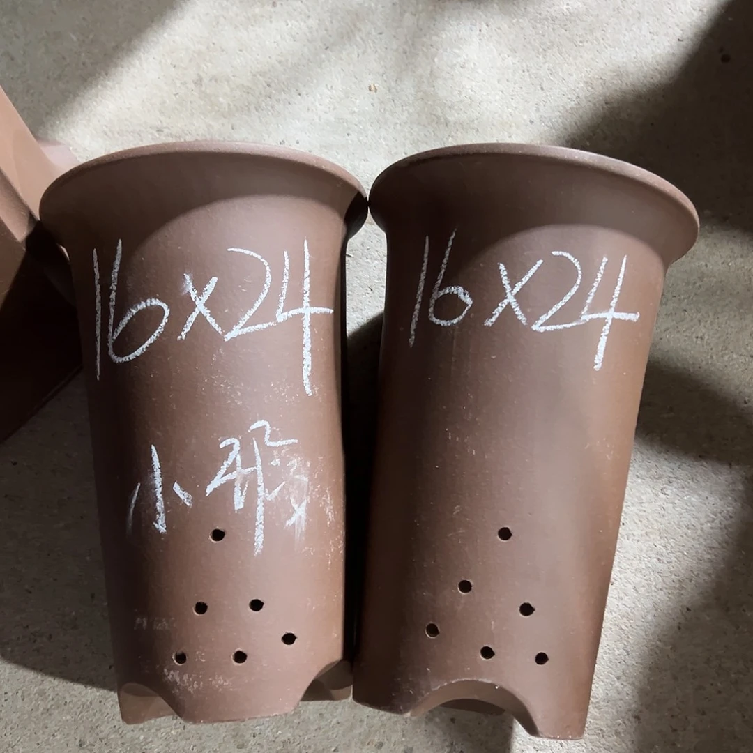 花盆紫砂宜兴紫砂花盆2只
