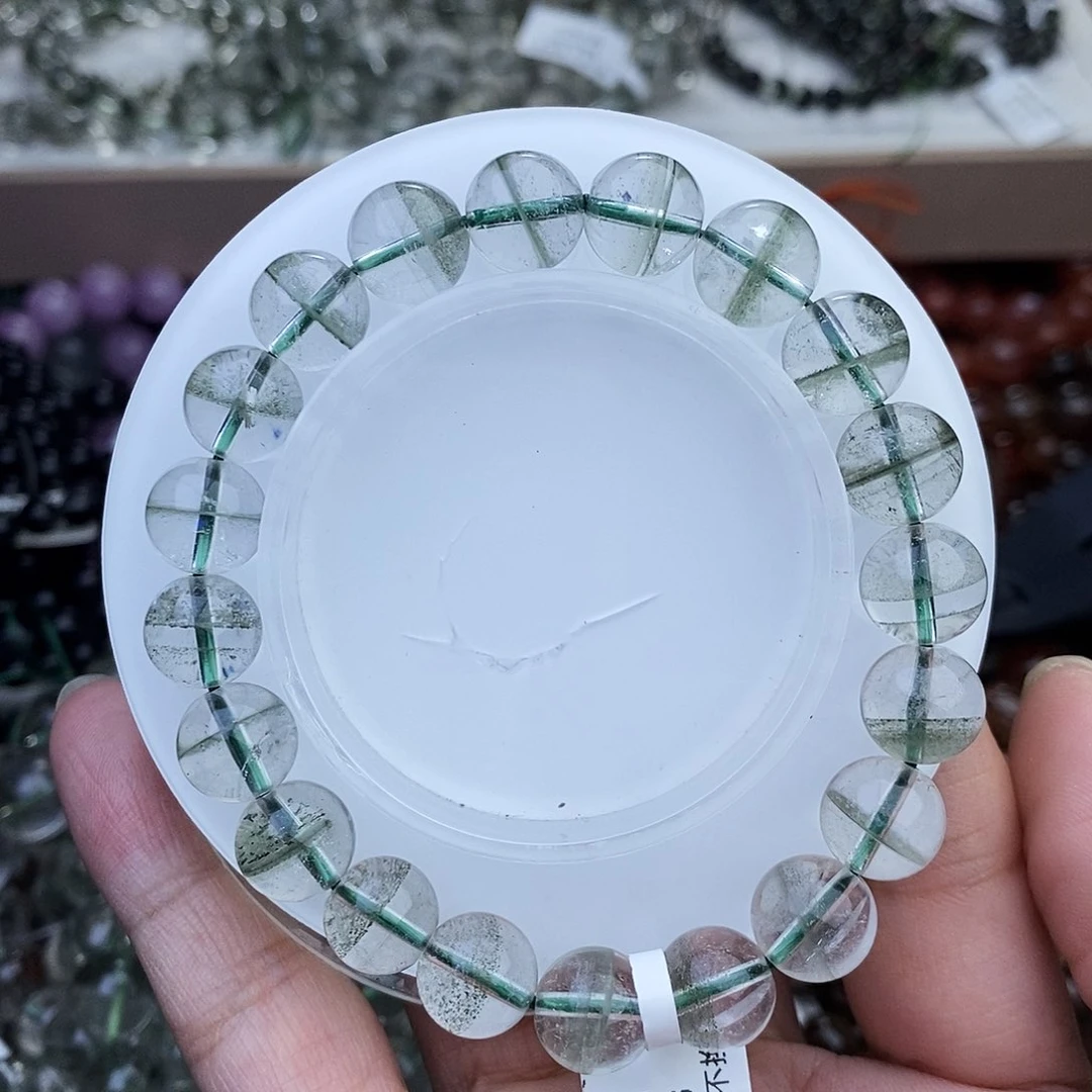 水晶手链未镶嵌陌***玉卡10