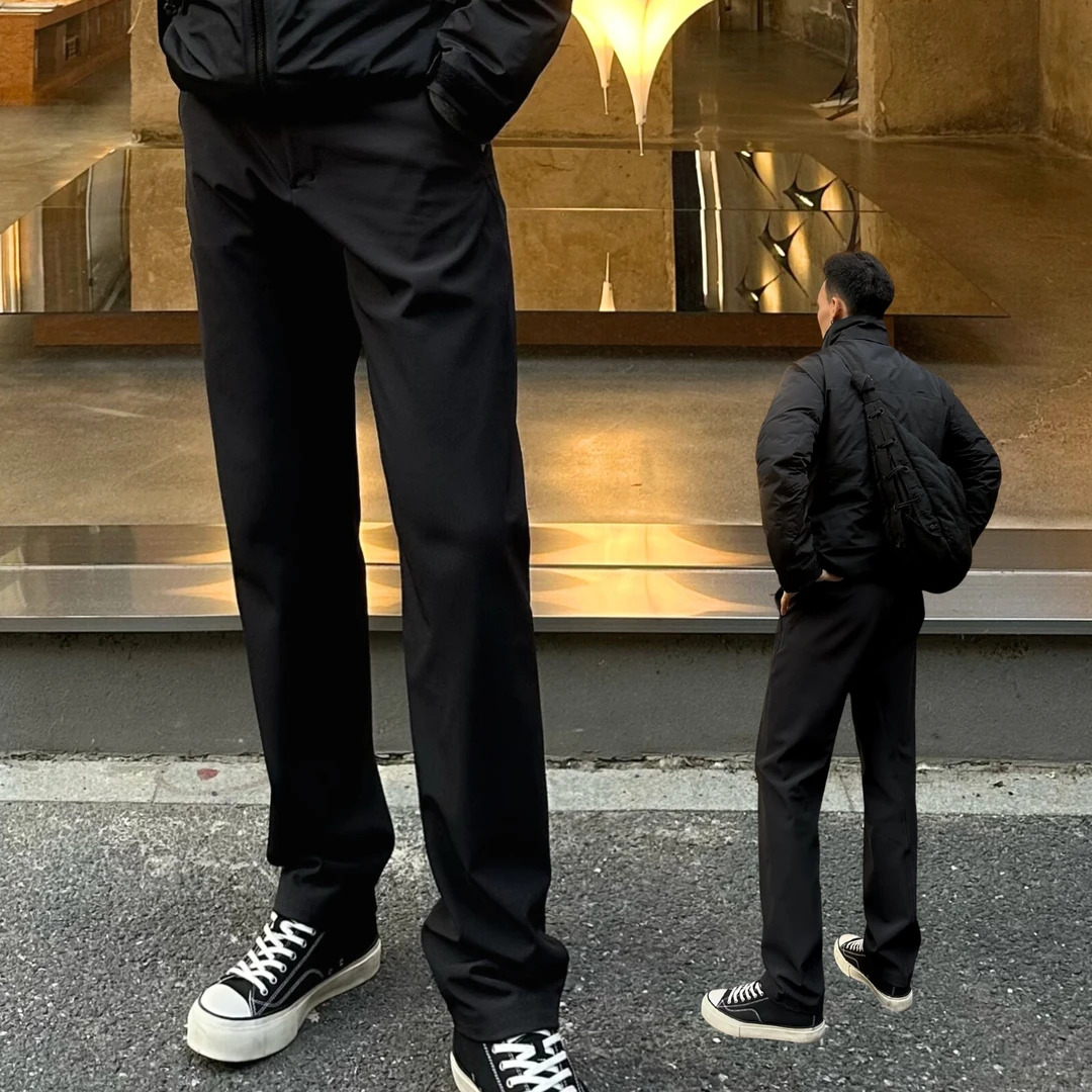 「加绒软壳裤 2.0」一米九高个子加长男冬通勤户外弹力防风休闲裤