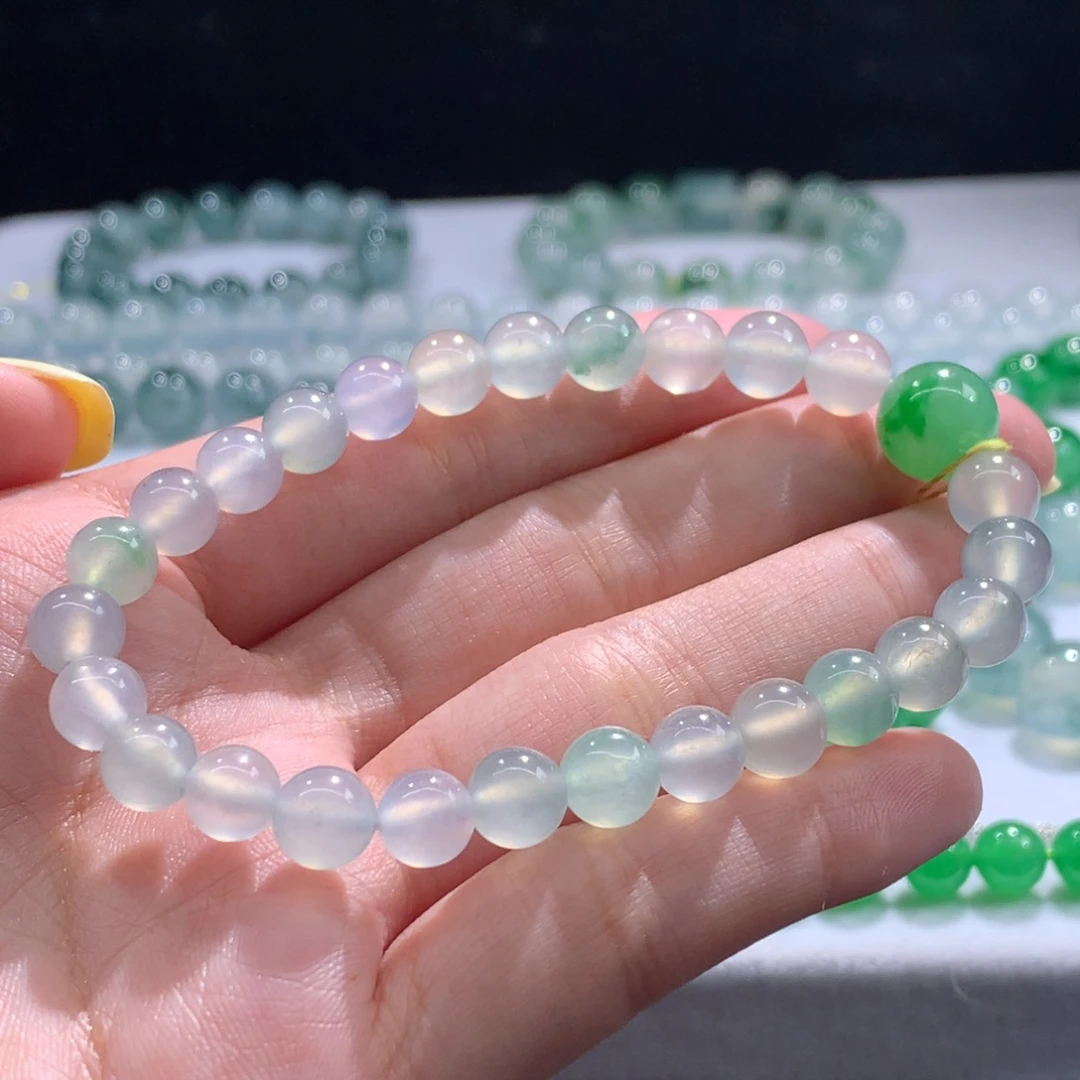 翡翠未镶嵌手串天然翡翠