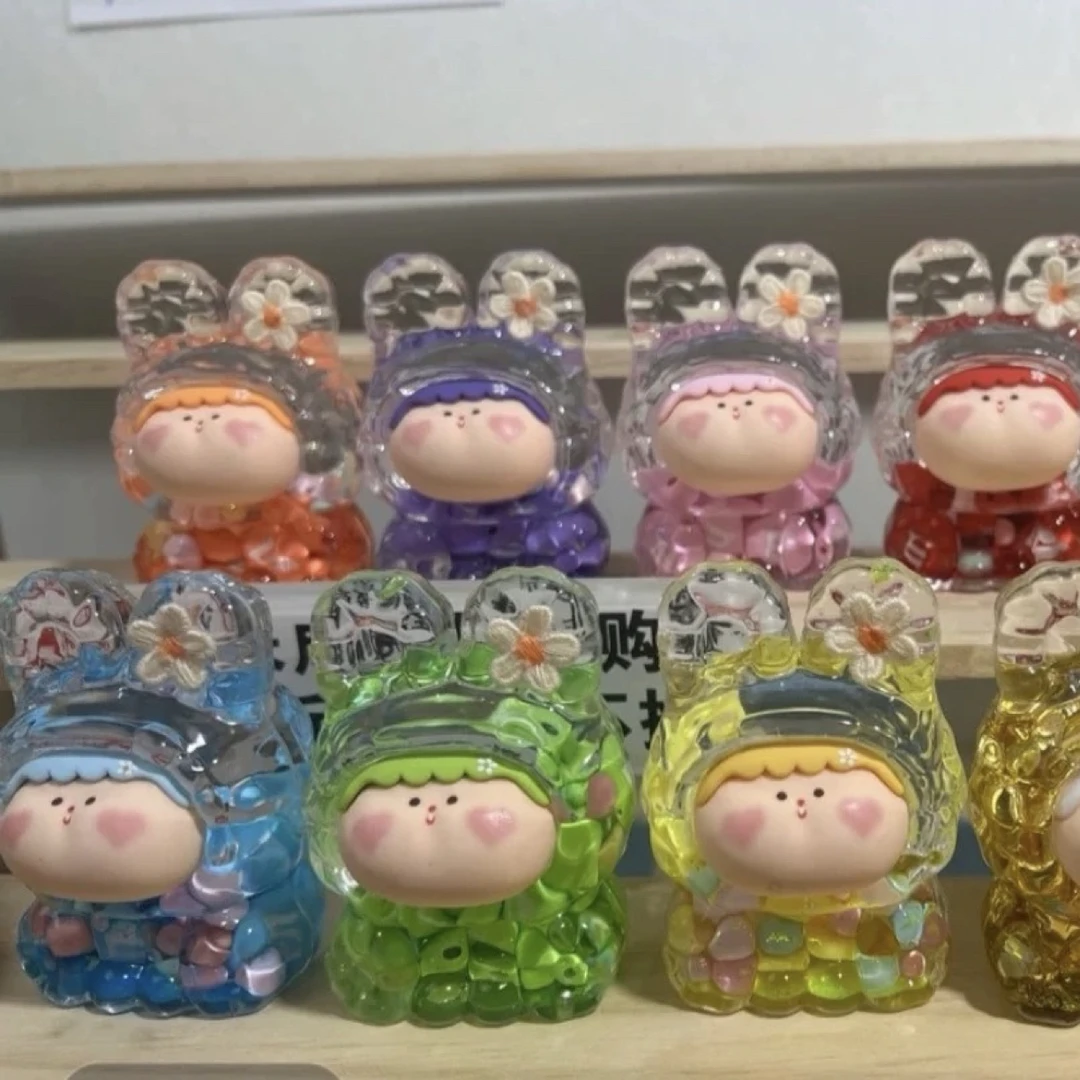 莉莉丝马卡龙超萌卡通造型流沙入油款摆件摆件盲袋