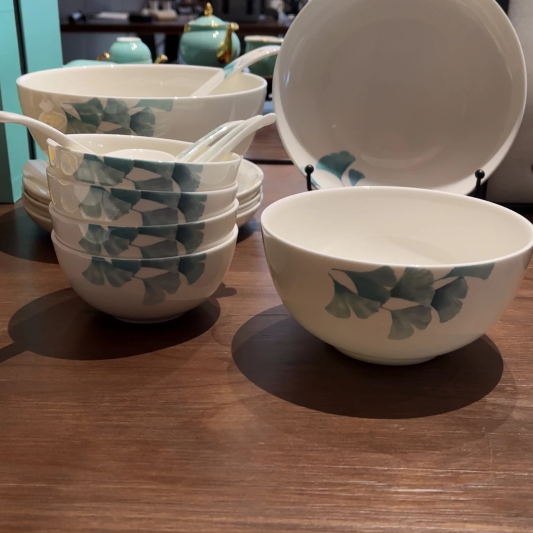 瓷片倾国倾城22头餐具