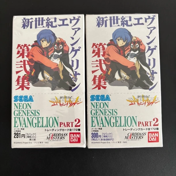 新世纪福音战士eva 1997年中古收藏卡原盒原袋