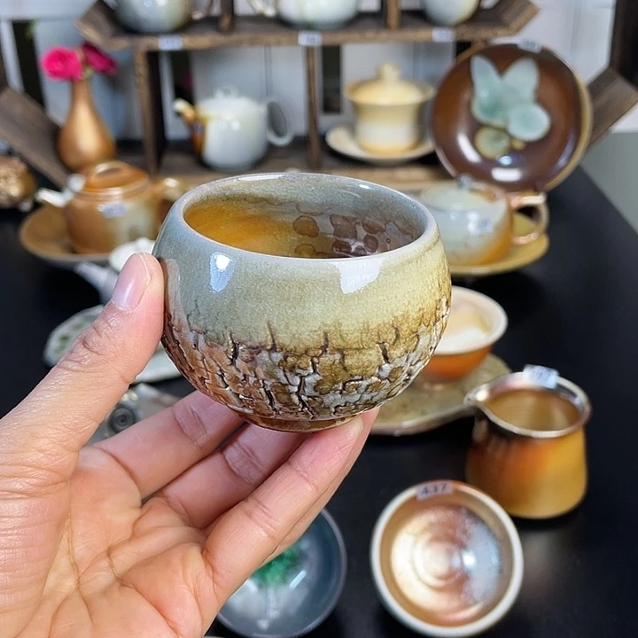 燃薪柴烧茶器主人杯