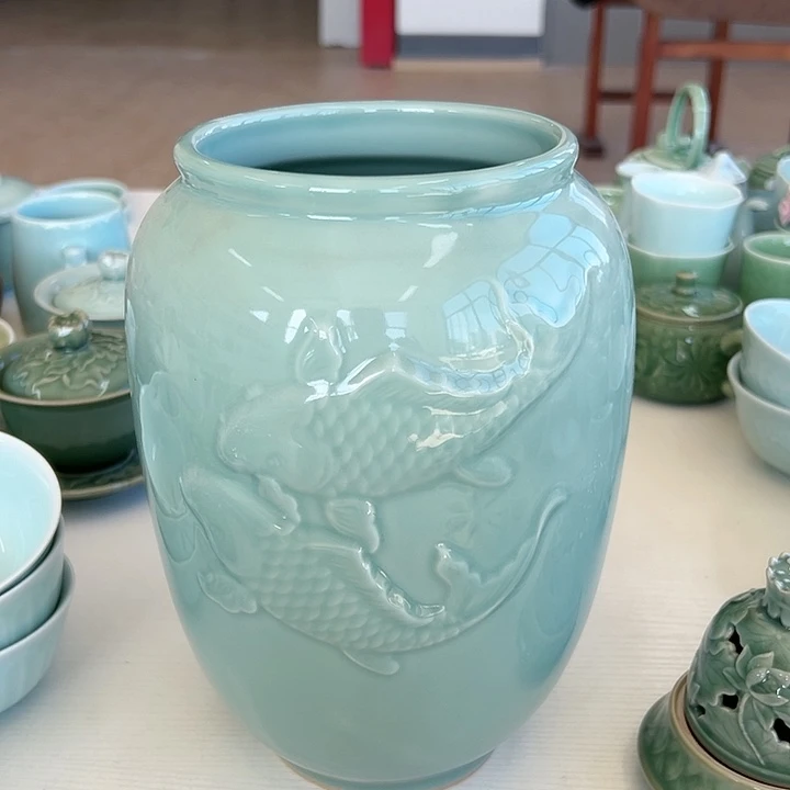 小米茶器龙泉青瓷