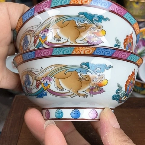 景德镇陶瓷藏式茶碗