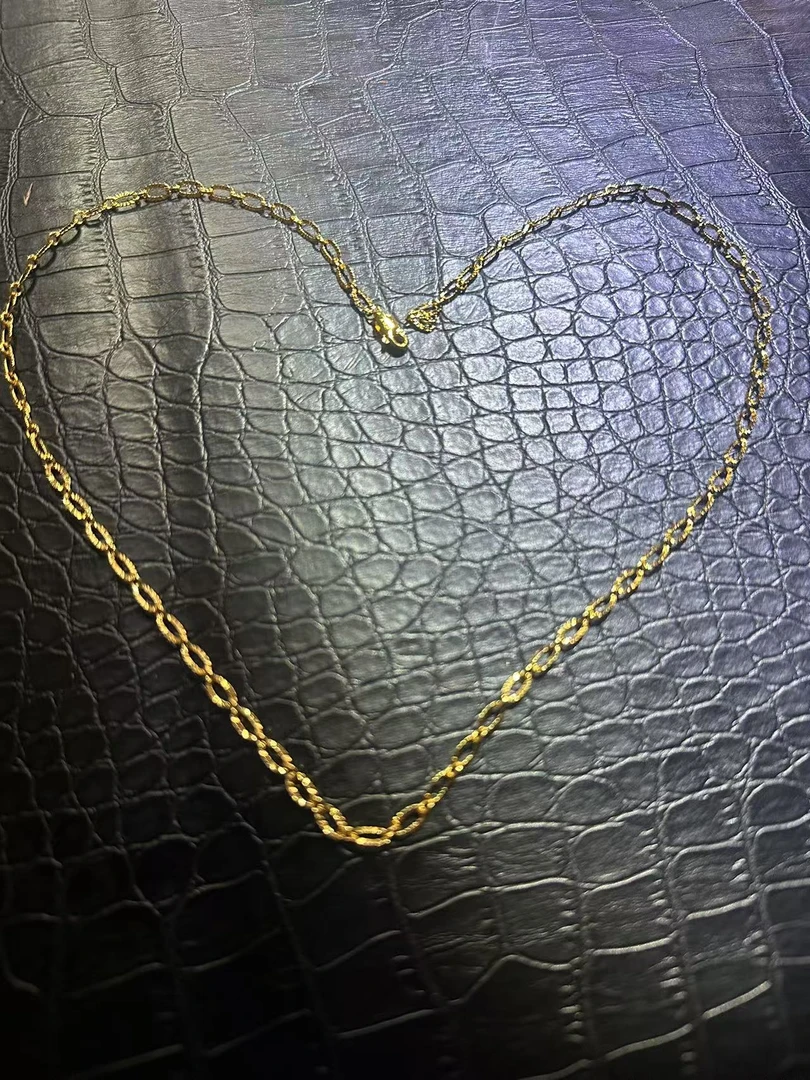 链子足银 项链 收藏级轻奢时尚气质简约精致项链WD22863