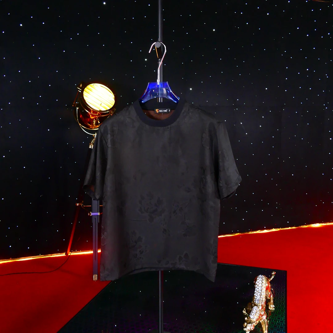 PULLMAN新款香云纱男装T恤