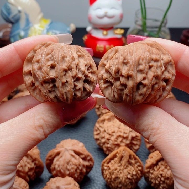 文玩核桃把件蝴蝶磨43