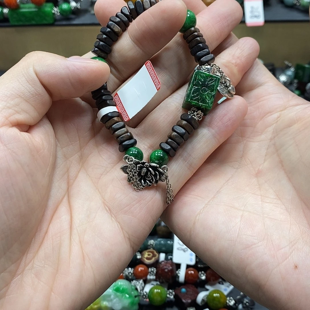 未镶嵌手链翡翠手链