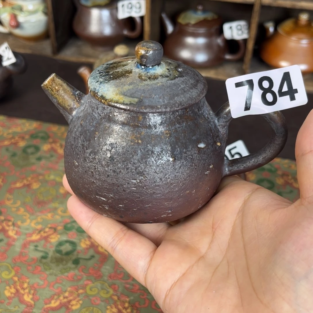 摆件柴烧茶器主人壶