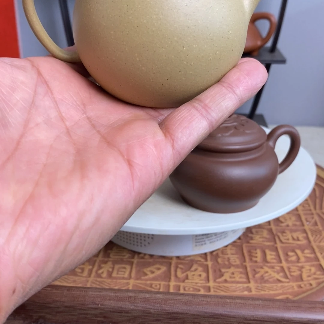 茶壶本山绿泥达*溜宜兴紫砂壶名家作品