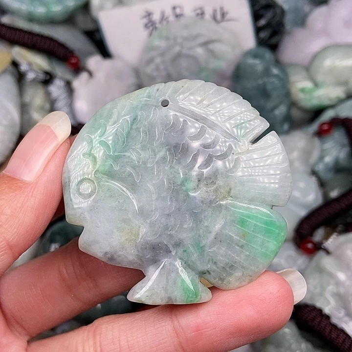 颈饰未镶嵌翡翠翡翠