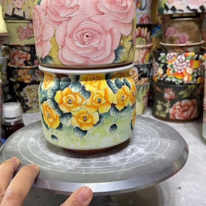 景德镇艺术手绘作品