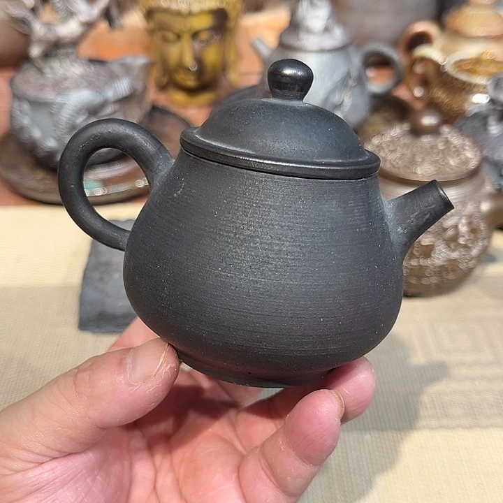 柴烧裸烧茶具放漏067