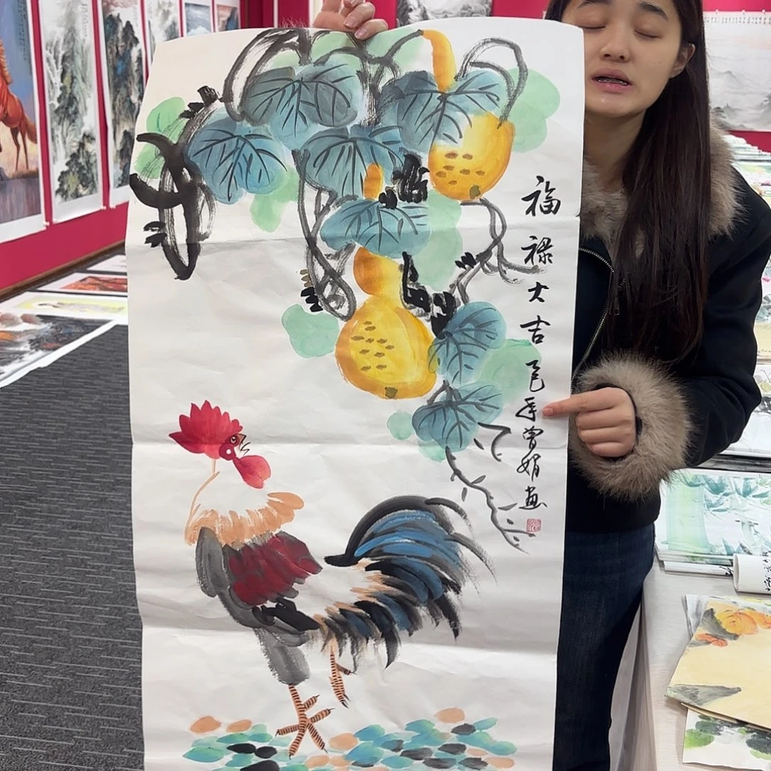 国画国画作品纯手绘