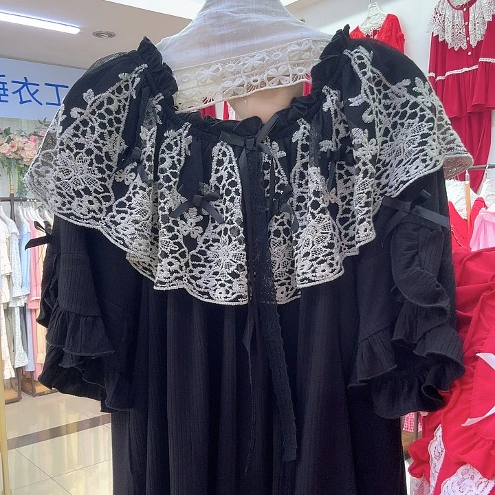 三醋酯纤维宫廷款半袖长裤两件套