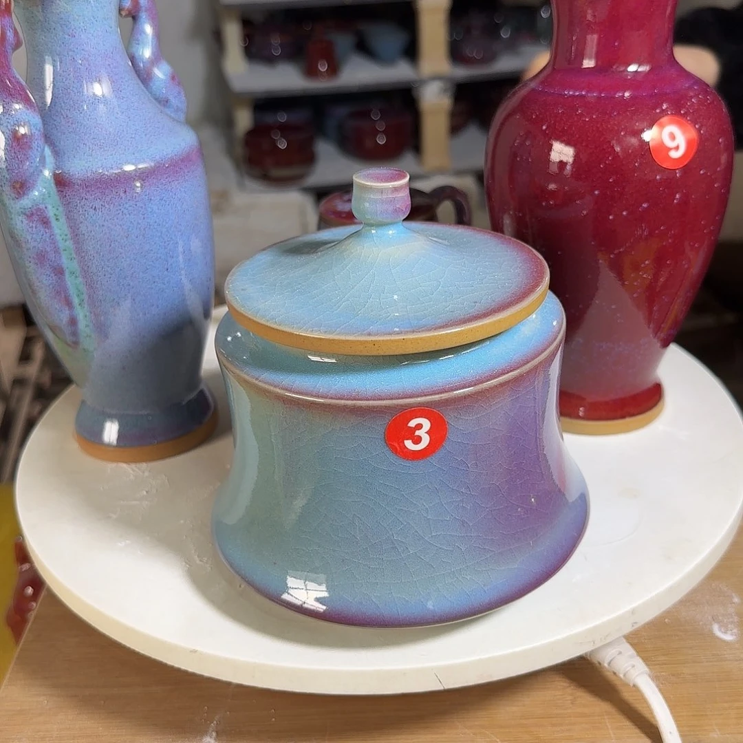 陶摆件郑家钧窑摆件