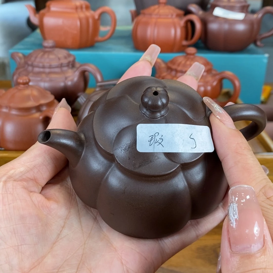 茶壶紫砂S*-原矿泥料手工壶直播间
