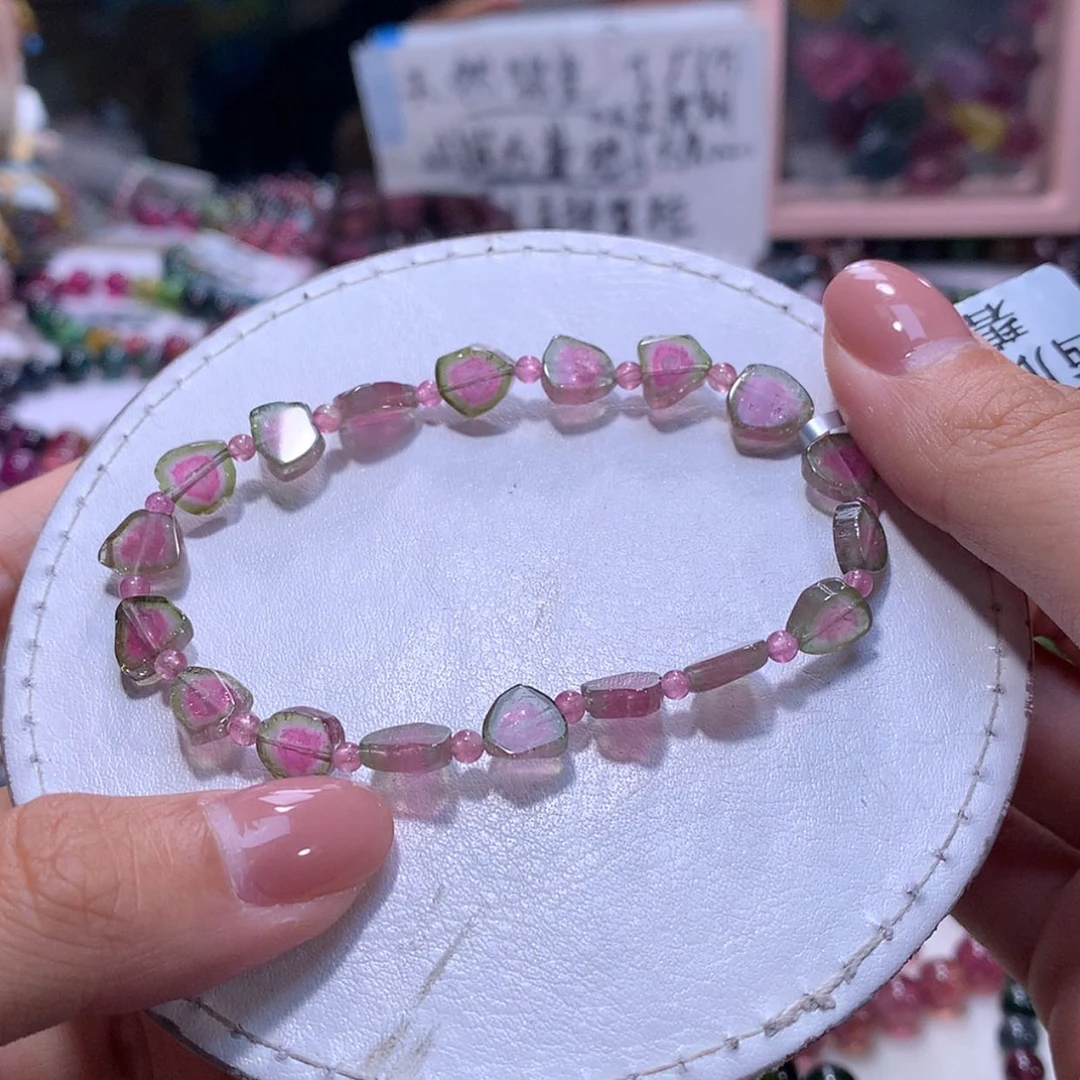 【闪购商品】未镶嵌手链碧玺7m